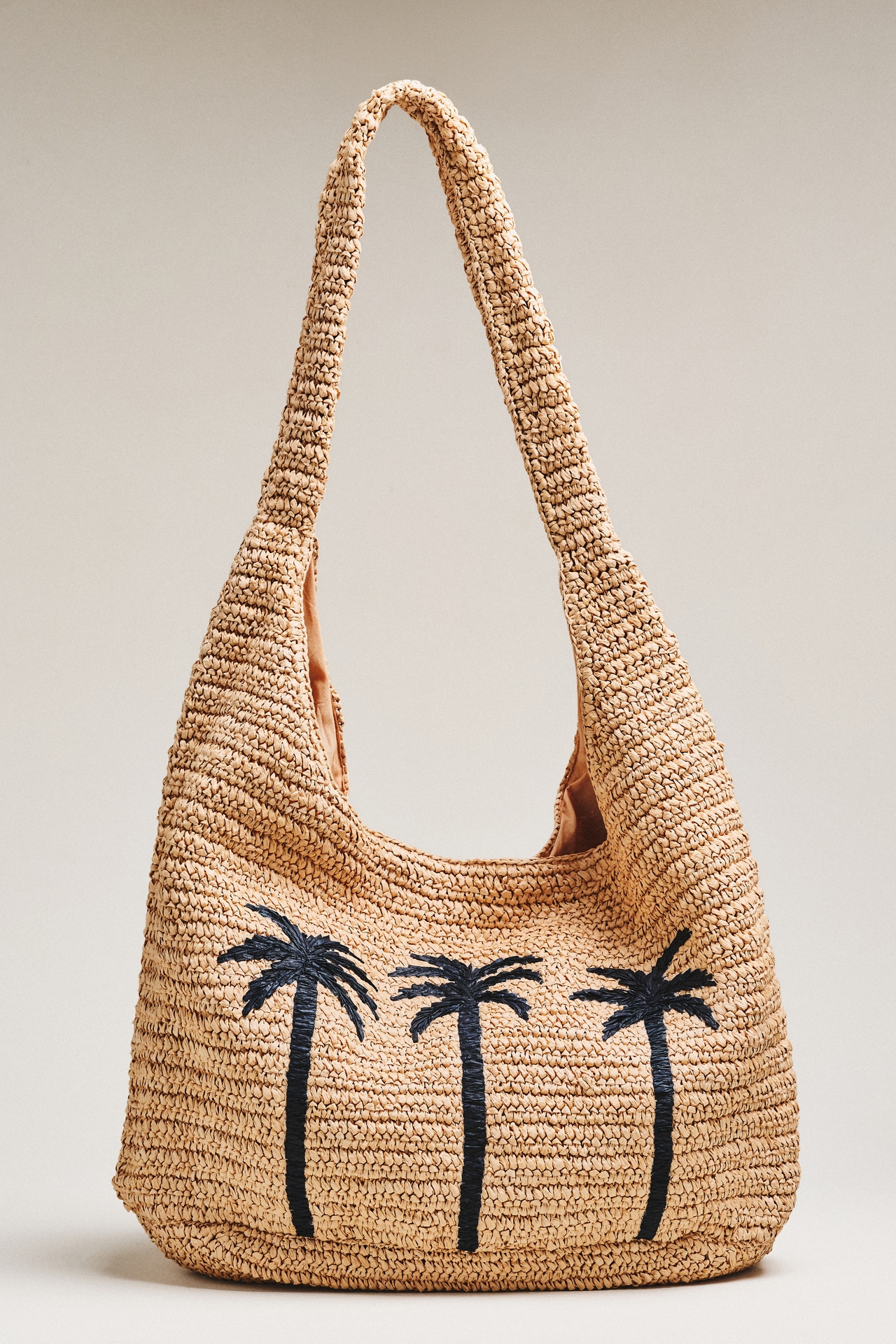 Faherty XL Woven Hobo Bag