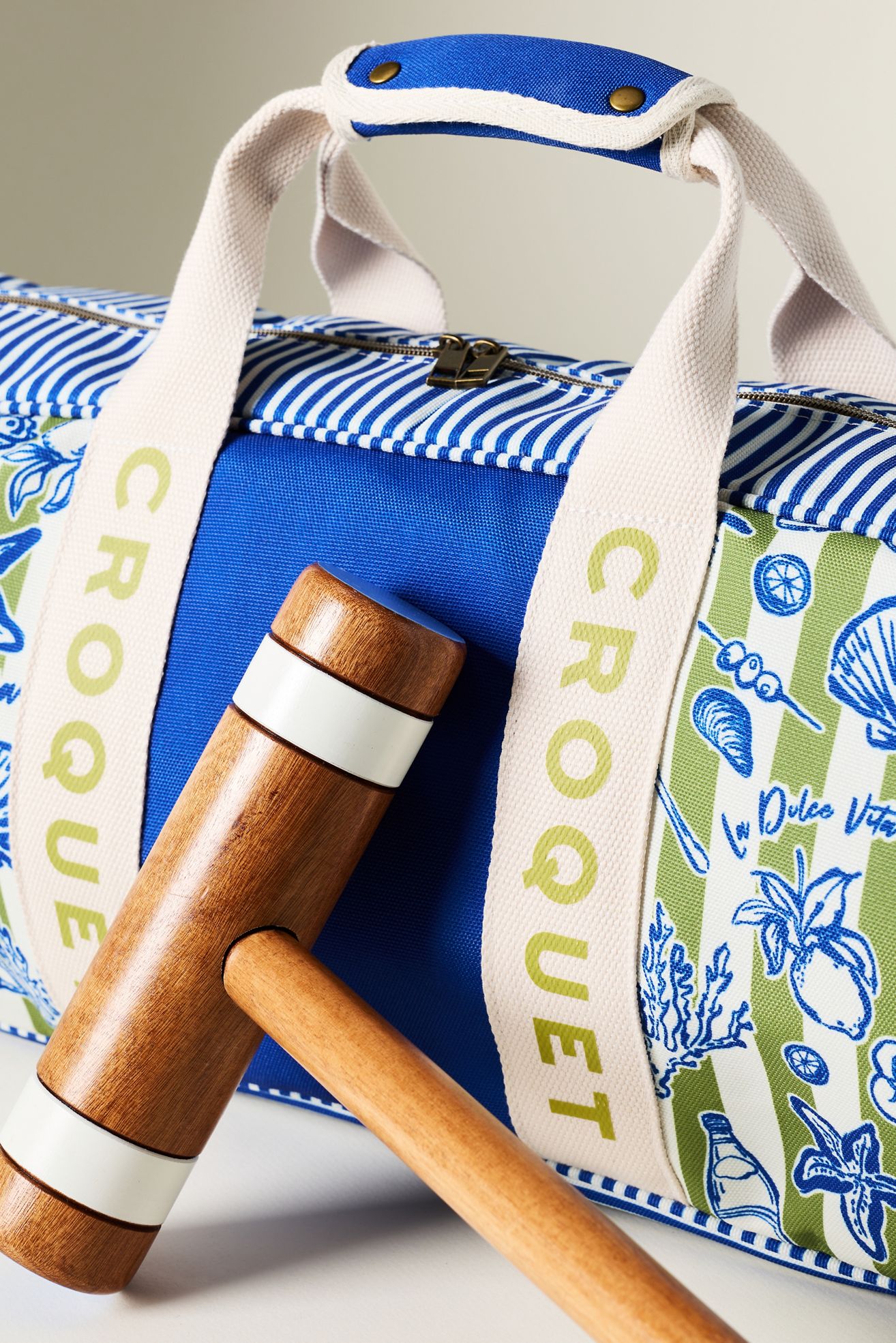 Anthropologie Croquet Yard Game - Navy, One Size