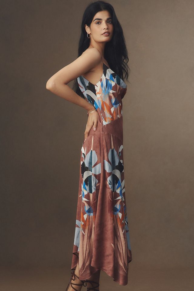 Sleeveless Floral Slip Dress #3