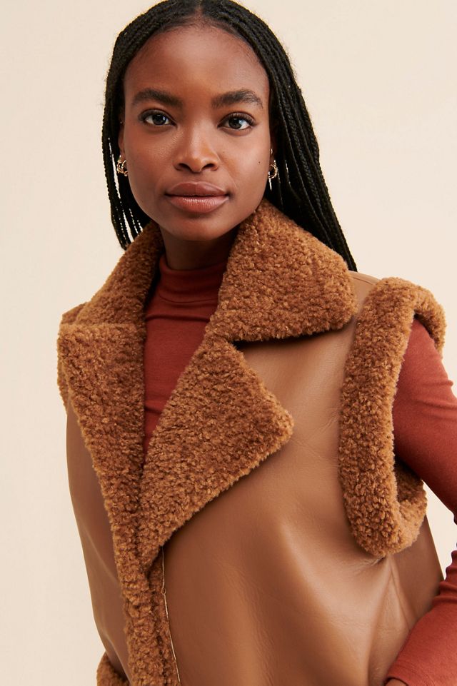 [BLANKNYC] Touch And Go Sherpa Vest #2