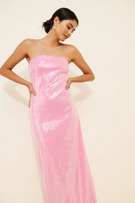 hutch sleeveless scoop neck sequin column maxi dress Hutch Sleeveless Scoop-Neck Sequin Column Maxi Dress