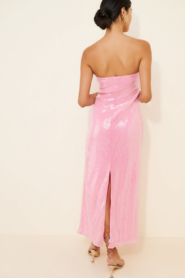 Hutch Strapless Sequin Column Dress #1