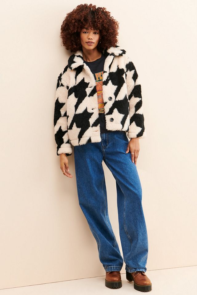 [BLANKNYC] Love Birds Houndstooth Coat #3
