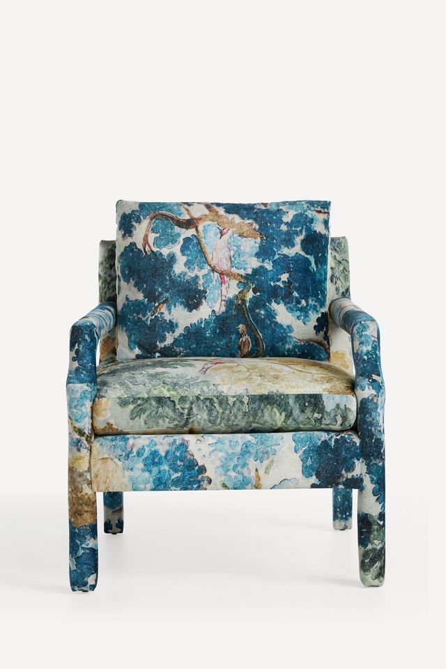 Delaney Velvet Accent Chair | AnthroHome