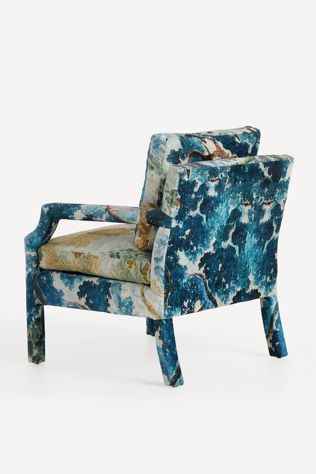 Delaney Velvet Accent Chair #4