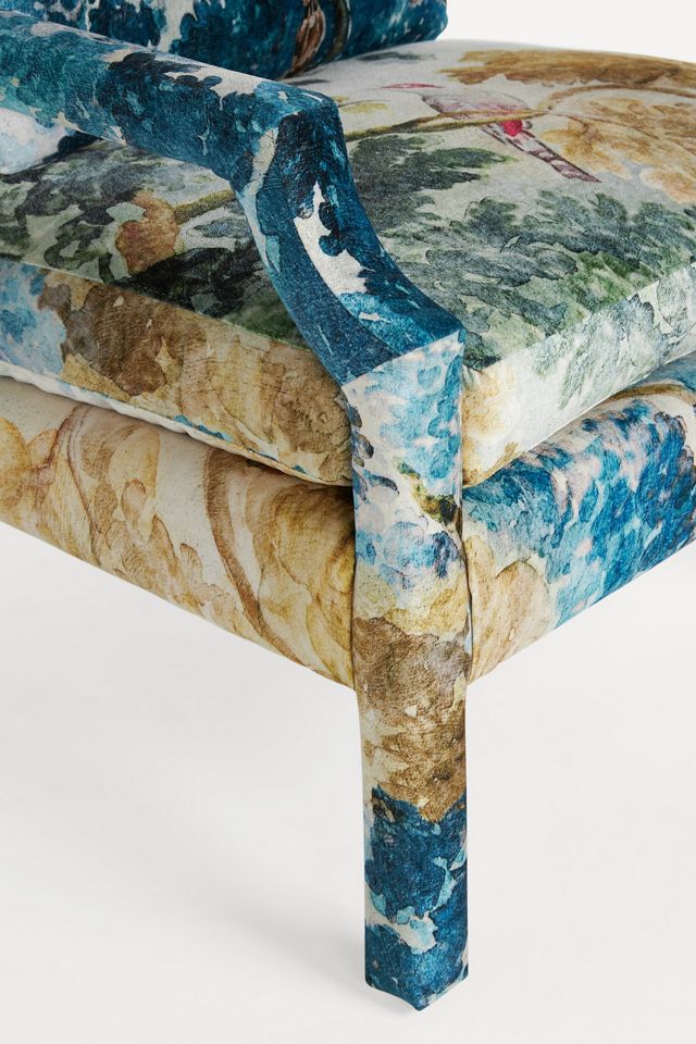 Delaney Velvet Accent Chair #5