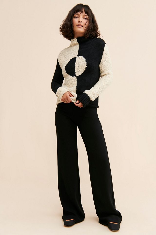 Rachel Antonoff Black & White Cookie Sweater #2