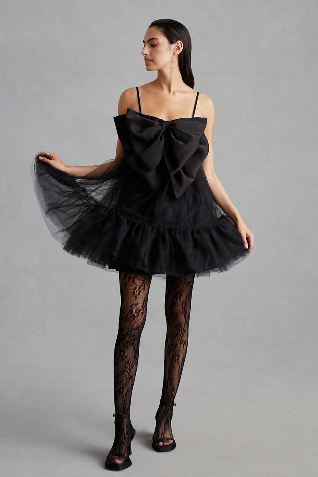 Hutch Take A Bow Tulle Mini Dress #3