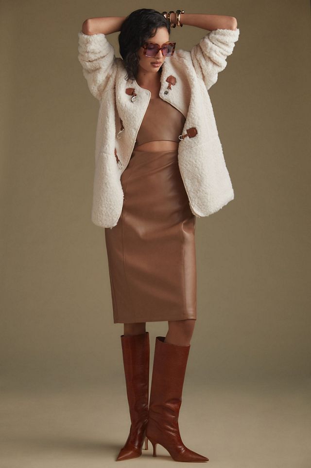 Avec Les Filles Cozy Sherpa Jacket #2