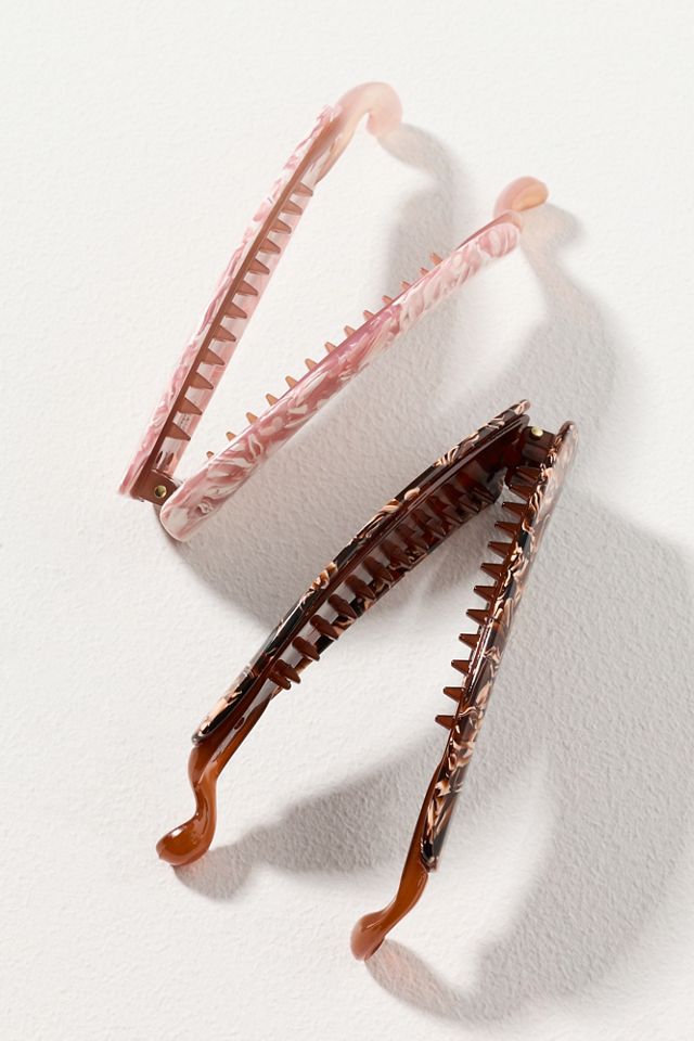 By Anthropologie Large Banana Claw Clip #1