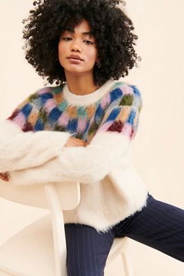 Rachel Antonoff Torrance Mockneck Sweater | Anthropologie