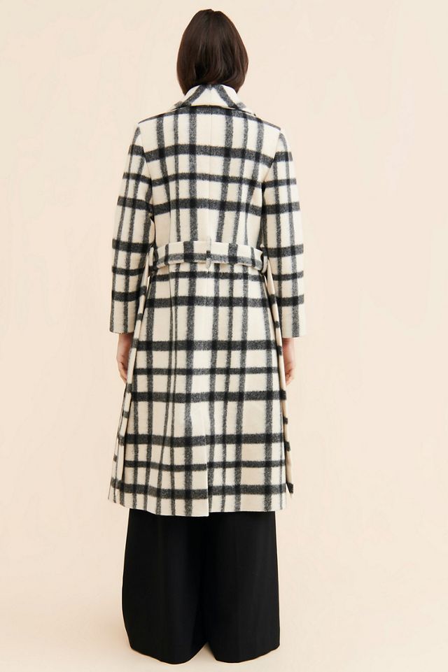 Hutch Plaid Tie-Front Overcoat #2