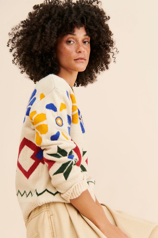 sheer pattern knit andequal アンドコール sheer pattern knit – andequal