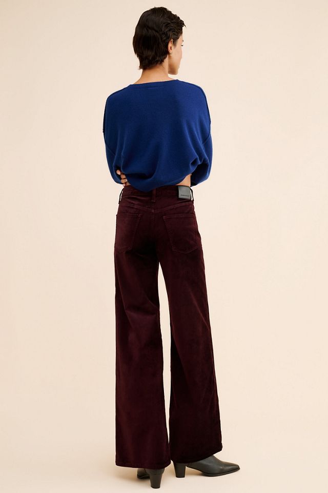 Citizens of Humanity Loli Mid-Rise Baggy Velvet Jeans #4