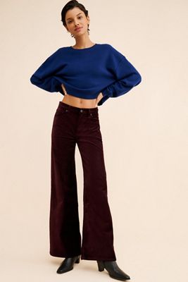 Citizens of Humanity Loli Mid-Rise Baggy Velvet Jeans