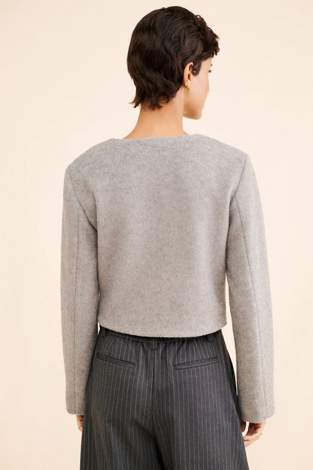 4th & Reckless Mable Wool Blend Cropped Jacket #1