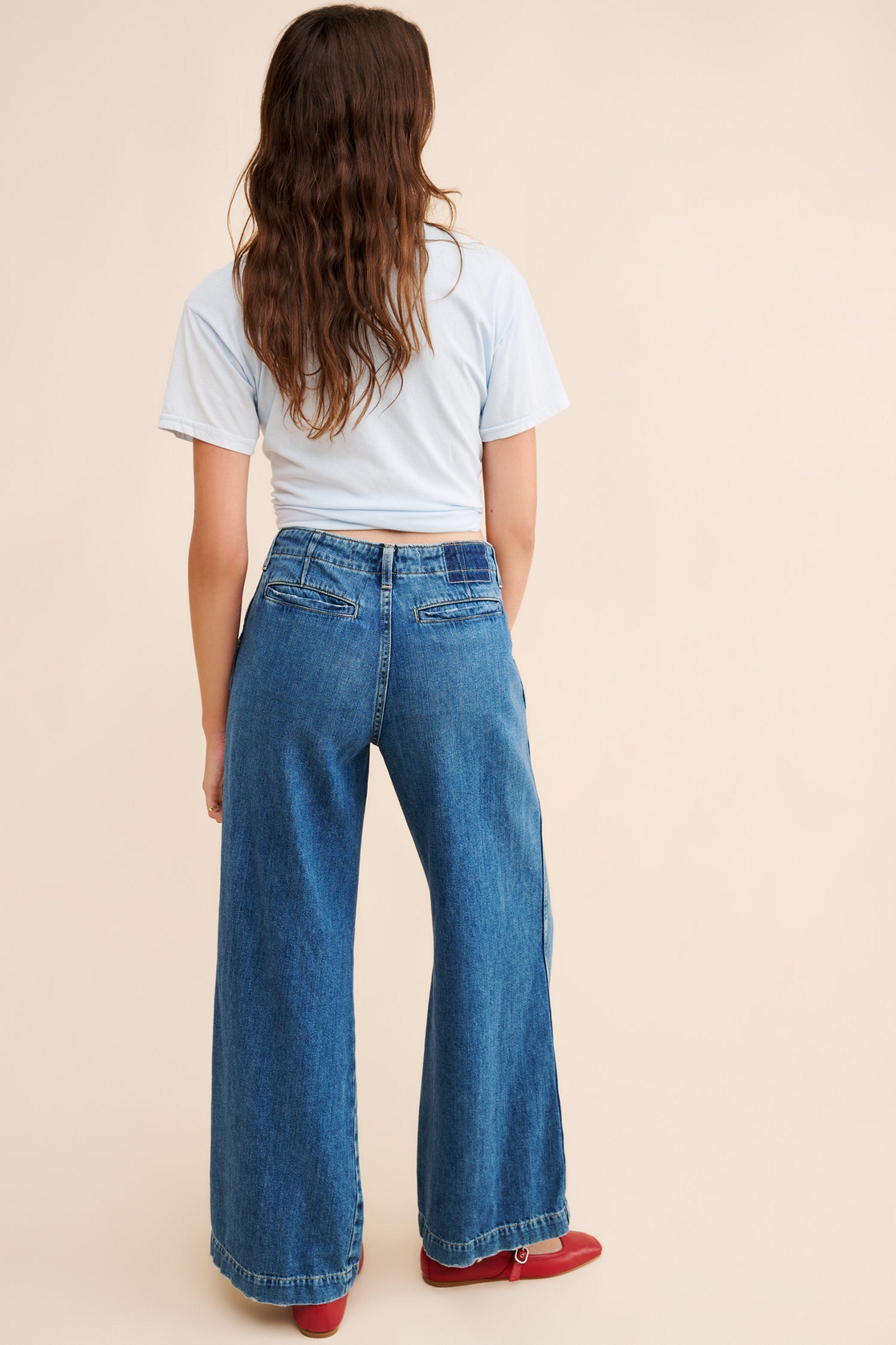 AMO Edith Wide Leg Trouser Jeans