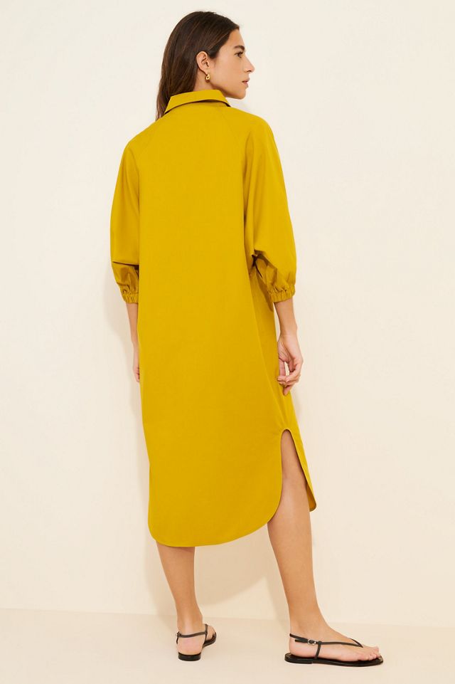 Dhruv Kapoor Collared Batwing Midi Dress #2