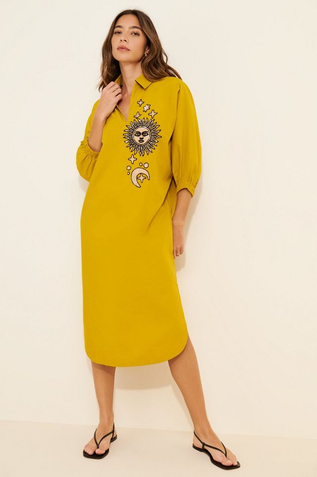 Dhruv Kapoor Collared Batwing Midi Dress #4