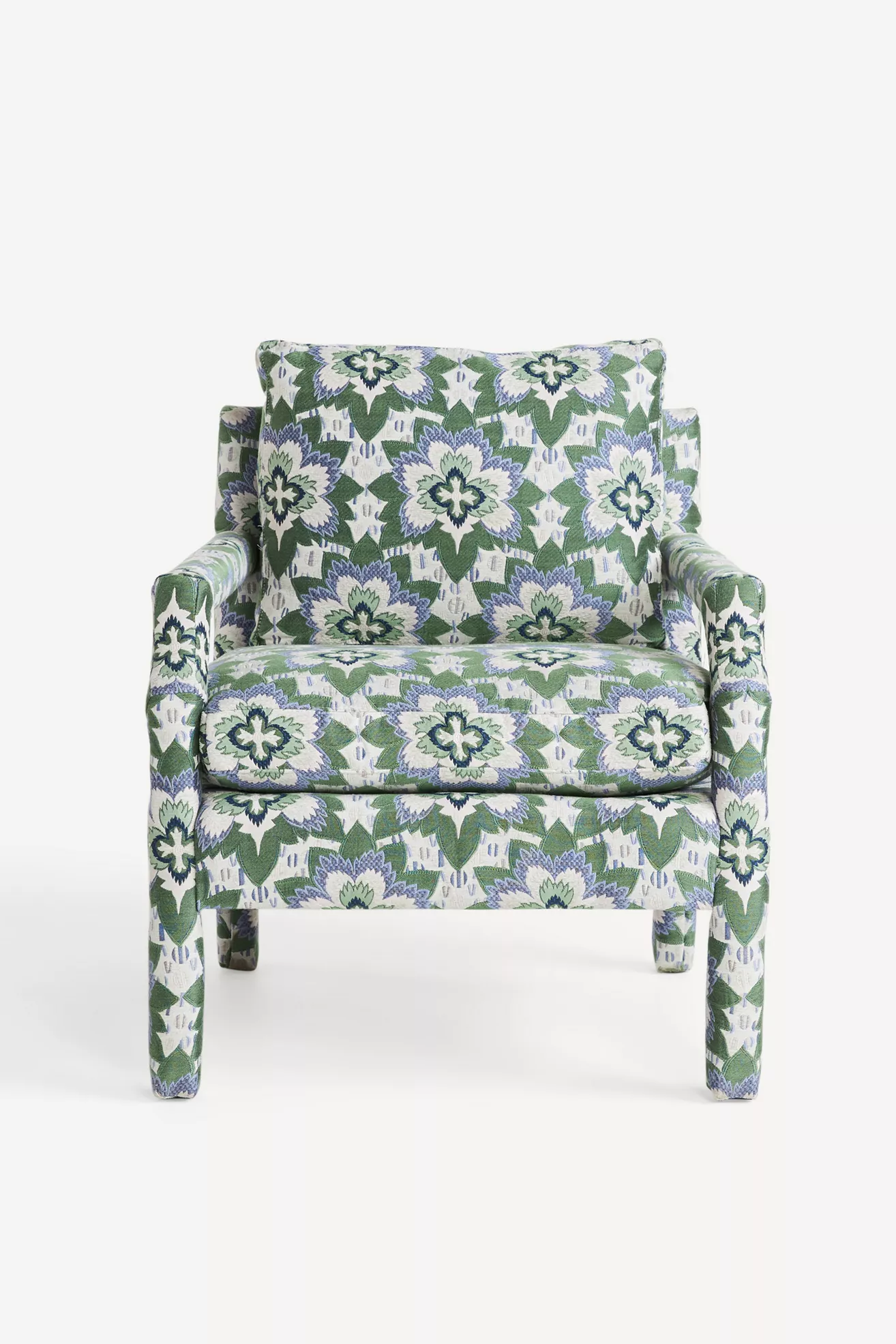 Delaney Jacquard Accent Chair - thumbnail 2