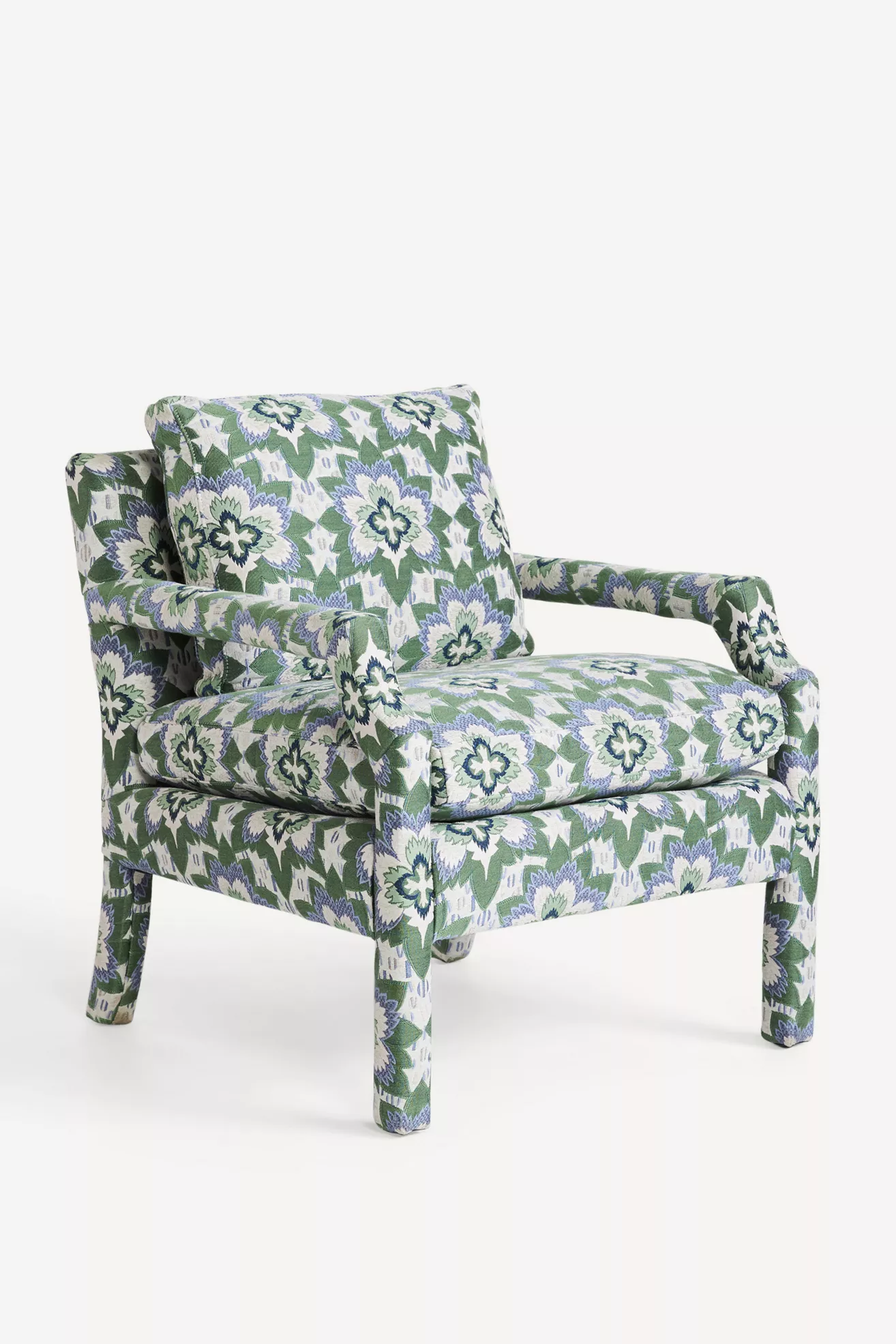 Delaney Jacquard Accent Chair - thumbnail 3