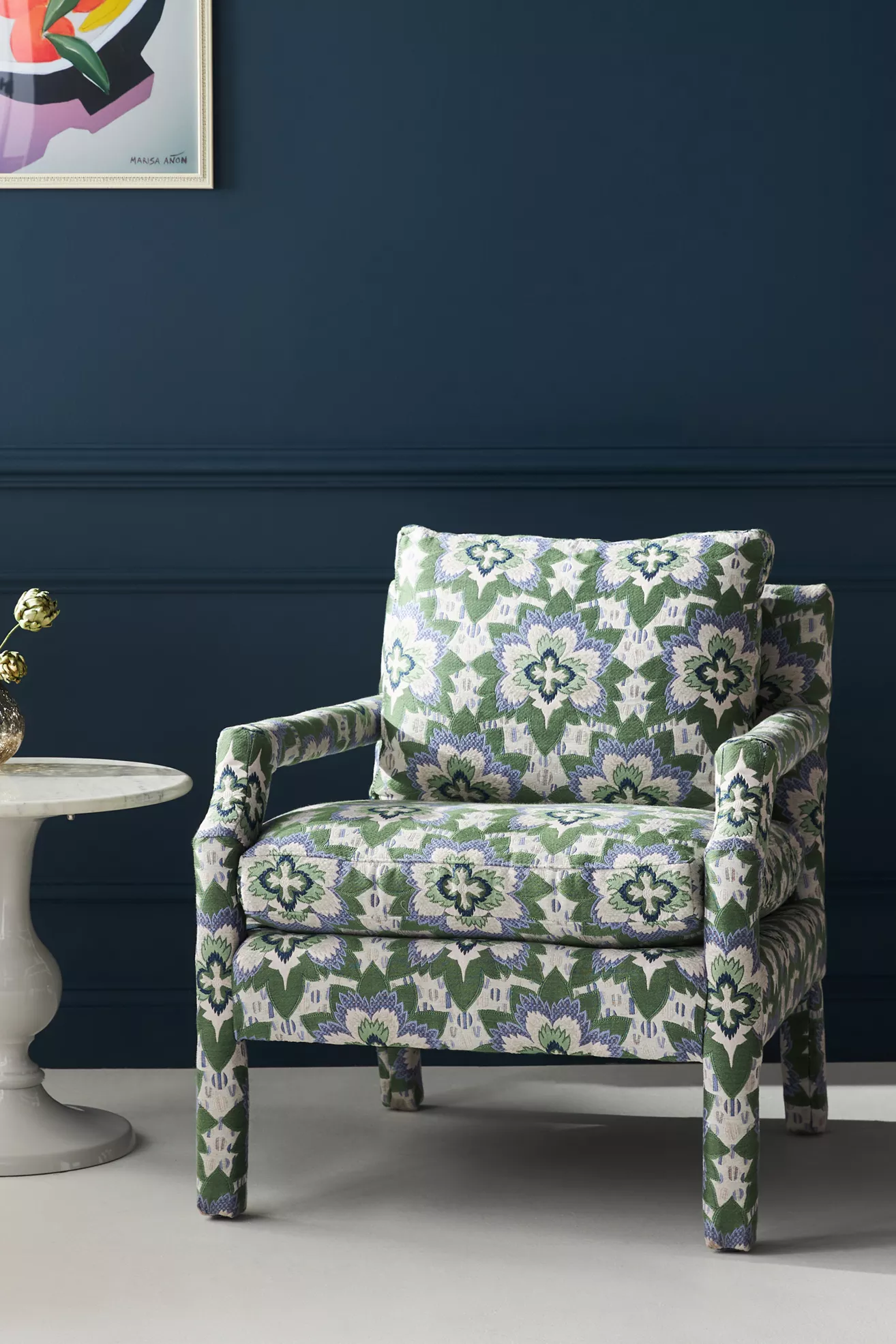 Delaney Jacquard Accent Chair - thumbnail 8
