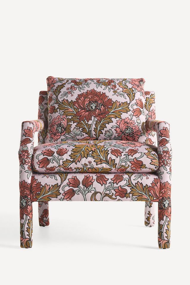 Delaney Jacquard-Woven Accent Chair