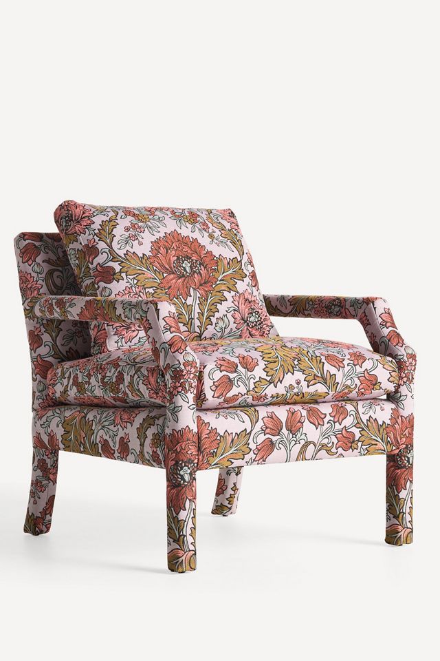 Delaney Jacquard-Woven Accent Chair
