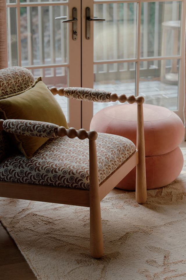 Pippa Block Print Accent Chair #1