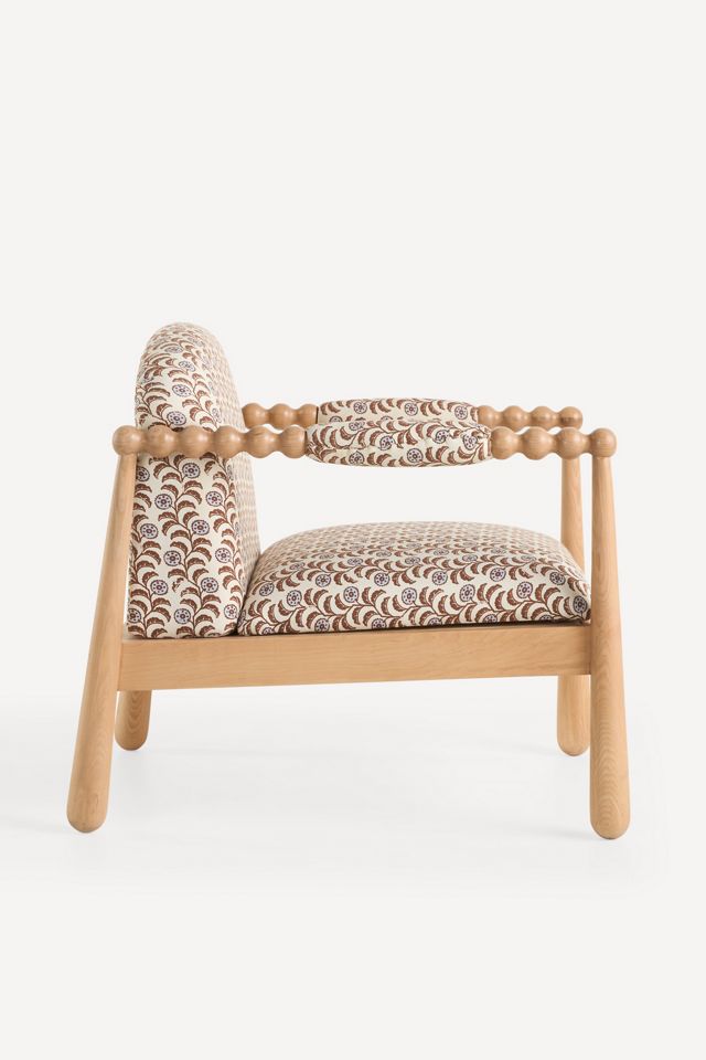 Pippa Block Print Accent Chair #8