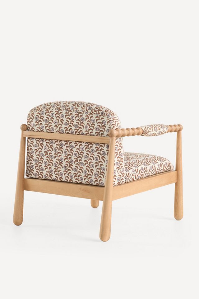 Pippa Block Print Accent Chair #9