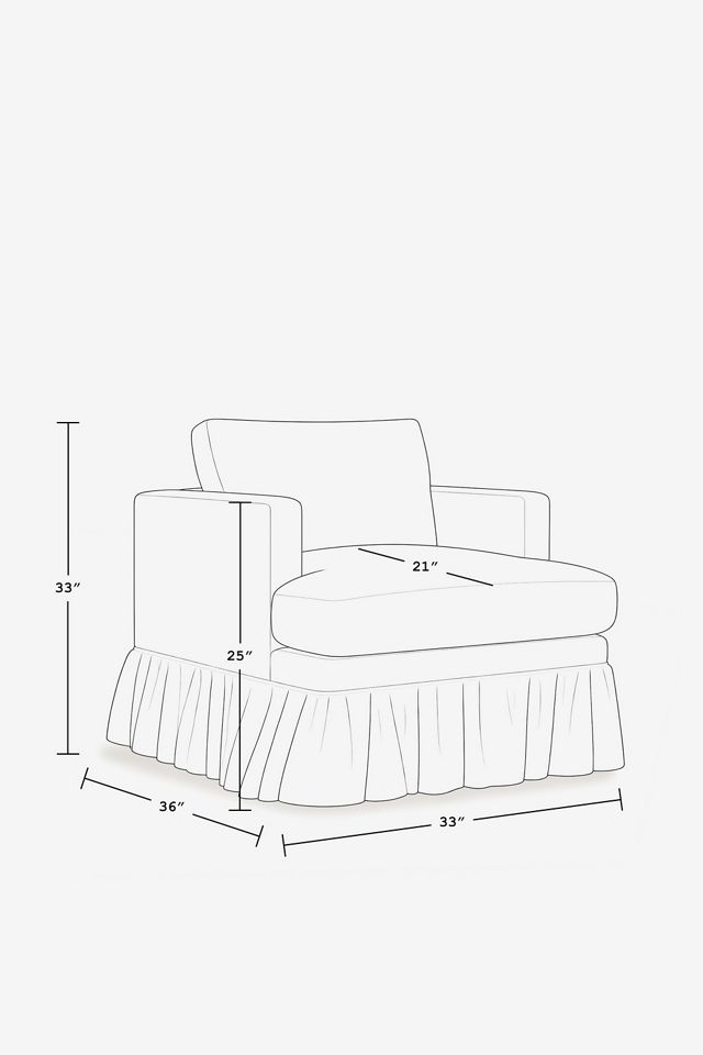 Bowen Ruffle Chair #6