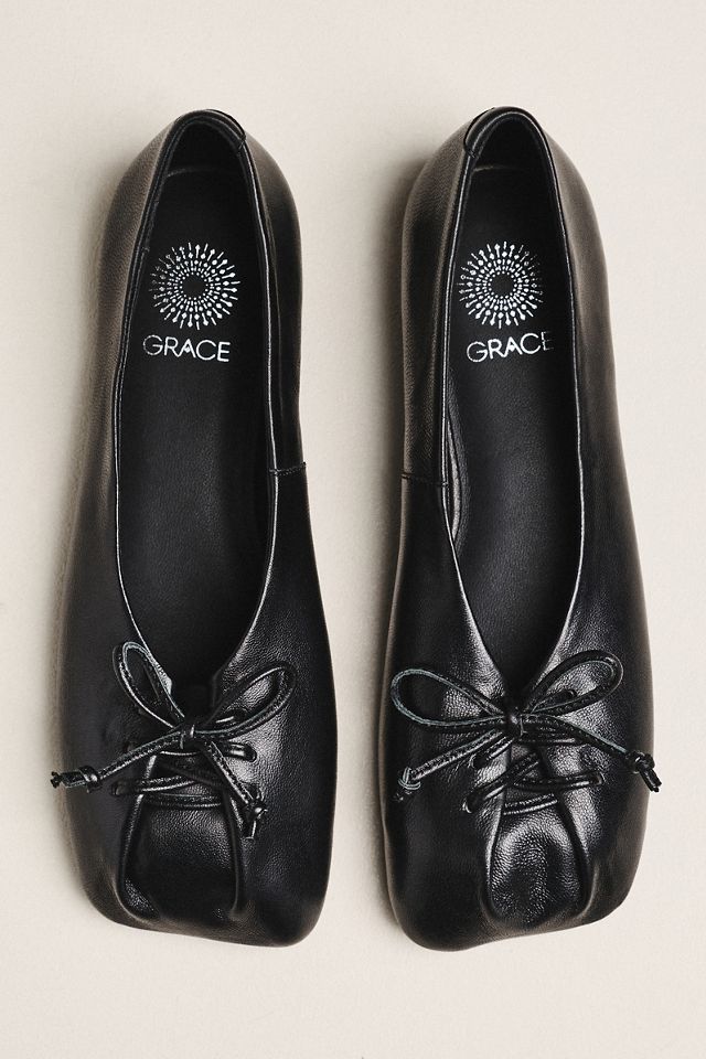 Grace Butter Square-Toe Flats #1