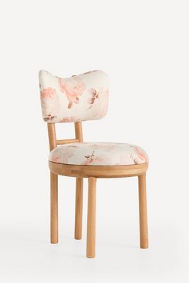 Irie Printed Oak Wood Dining Chair