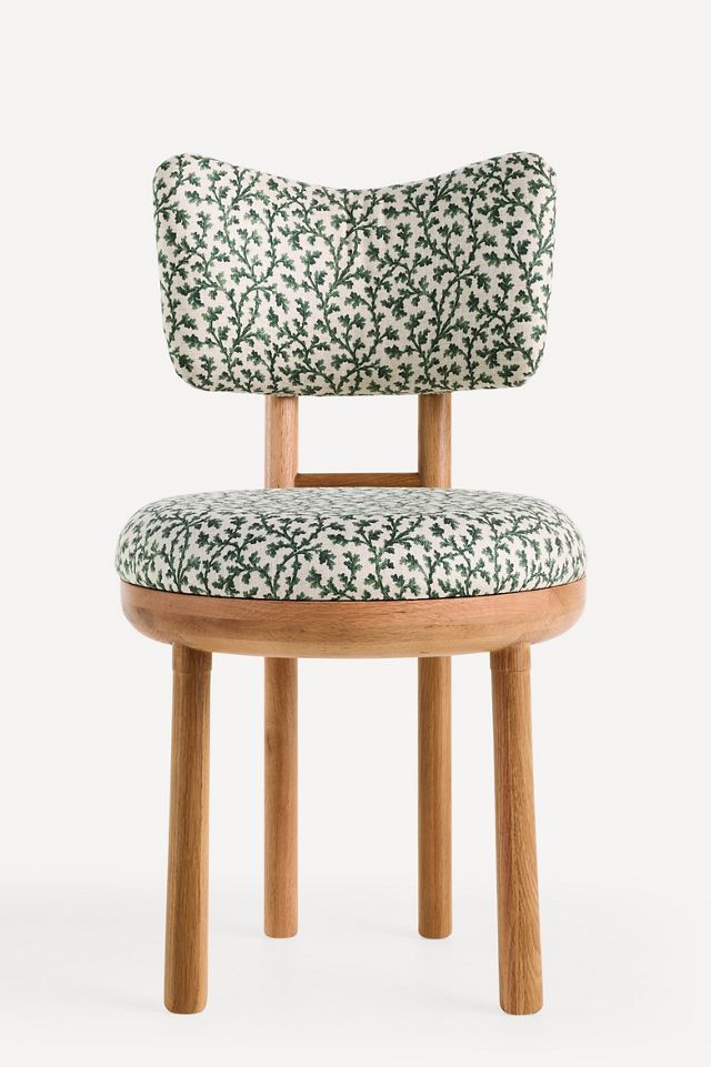 Irie Printed Oak Wood Dining Chair #1