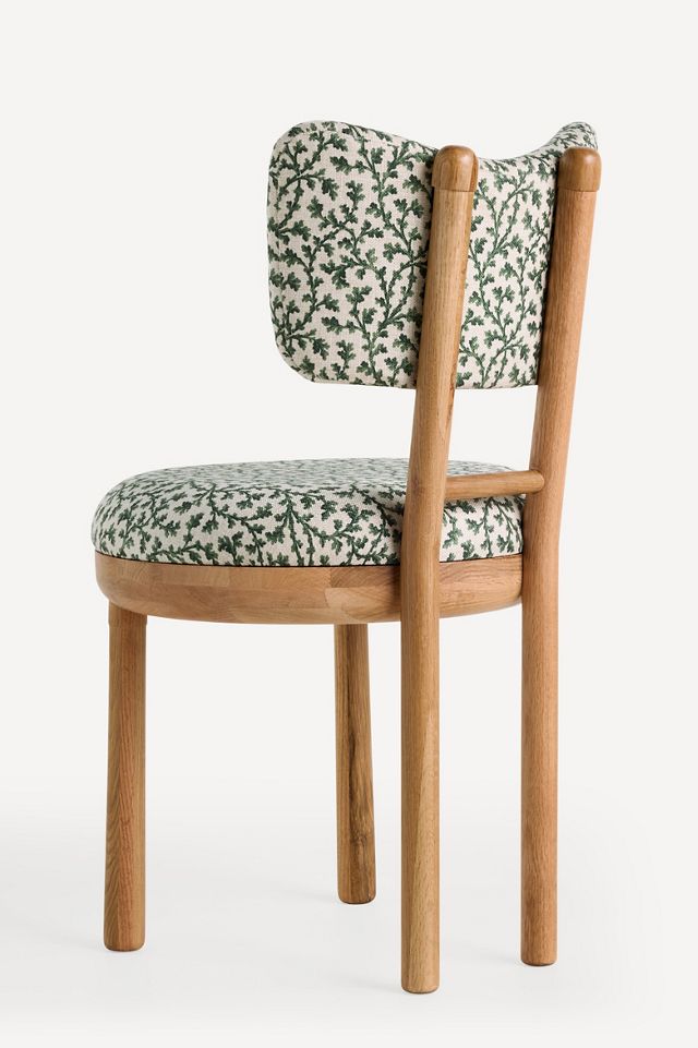 Irie Printed Oak Wood Dining Chair #3