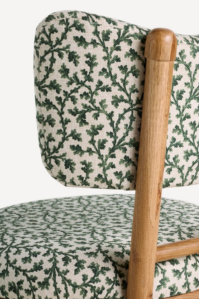 Irie Printed Oak Wood Dining Chair #4