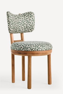 Irie Printed Oak Wood Dining Chair