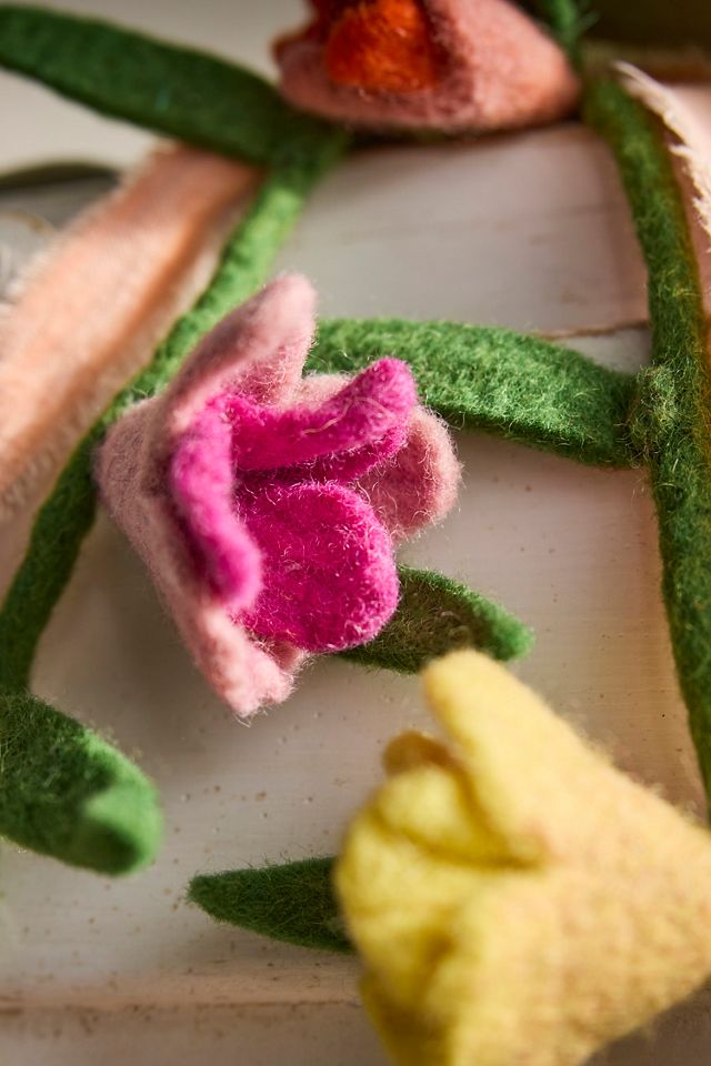 Tulips Felt Garland #2