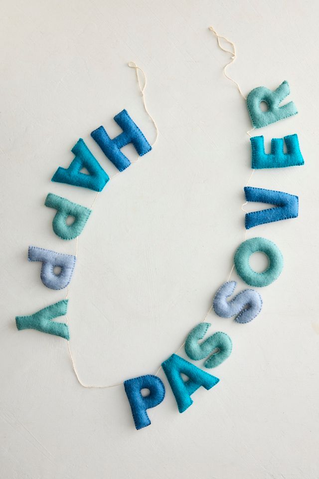 Happy Passover Felt Garland #1