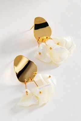 Mother of Pearl Fringe Earrings
