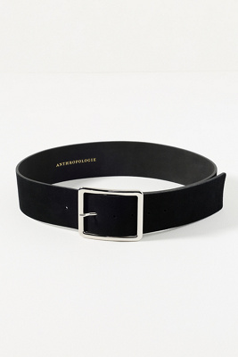 Wide Square Buckle Belt
