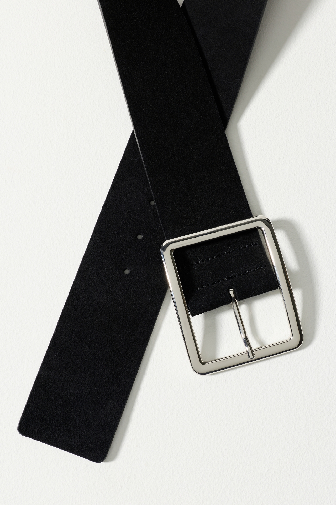 Wide Square Buckle Belt