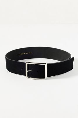 Wide Square Buckle Belt