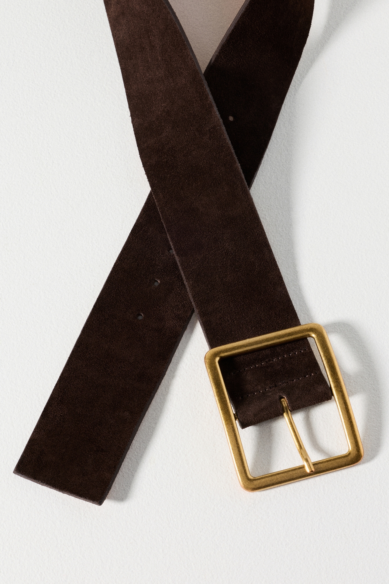 Wide Square Buckle Belt