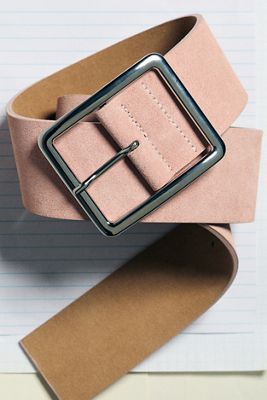 Wide Square Buckle Belt