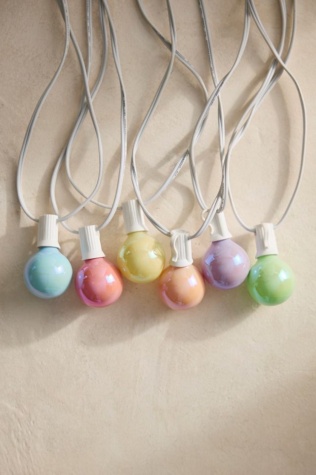 Stargazer Garden Lights, Set of 21 Bulbs, Iridescent Pastille #7