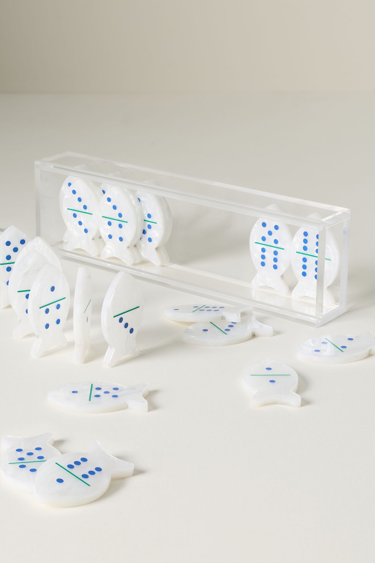 Fish Dominoes - Cream, One Size