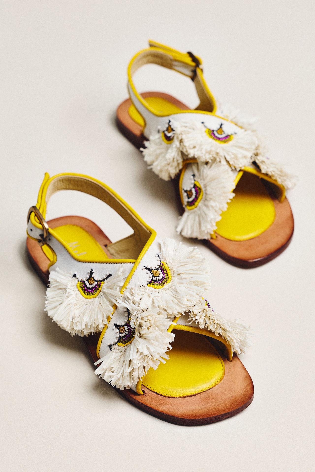 Meher Kakalia Rio Flower Sandals