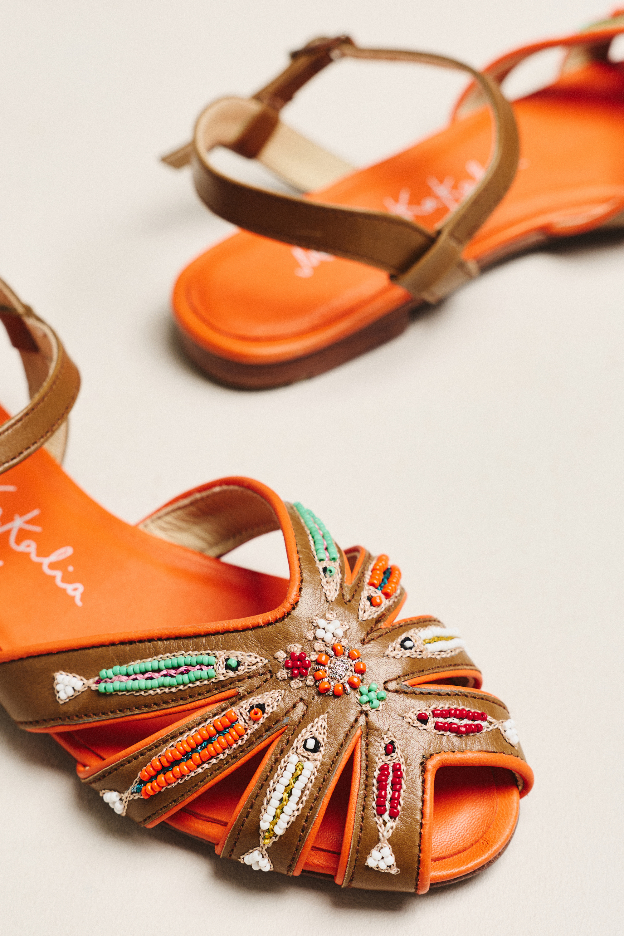 Tavira Beaded Sandals — Image 3